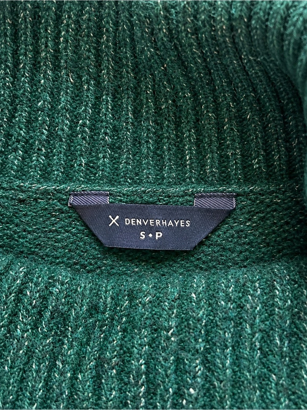 Denver Hayes Green Turtleneck Sweater Women’s Small - Picture 3 of 6